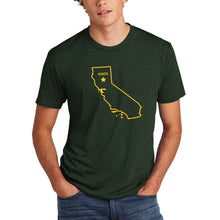 Load image into Gallery viewer, Chico CA Outline Triblend T-Shirt - Black Forest