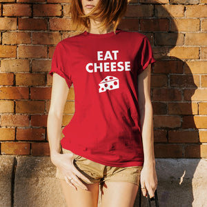 Eat Cheese Fondue T-Shirt - Red