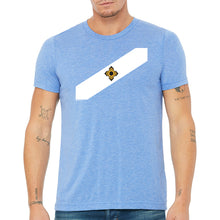 Load image into Gallery viewer, Madison City Flag Triblend T-shirt - Blue Triblend