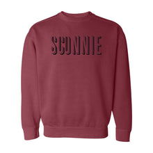 Load image into Gallery viewer, Sconnie Shadow Compact Comfort Colors Crewneck - Crimson