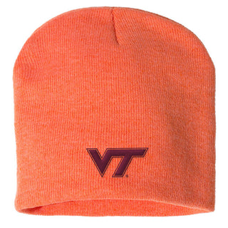 Virginia Tech Primary Logo Solid Knit Beanie