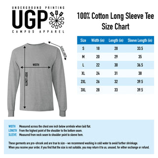 University of Iowa Hawkeyes Patchwork Cotton Long Sleeve T Shirt - Black