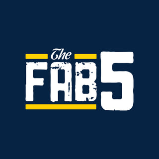 Fab Five Logo T-Shirt - Navy