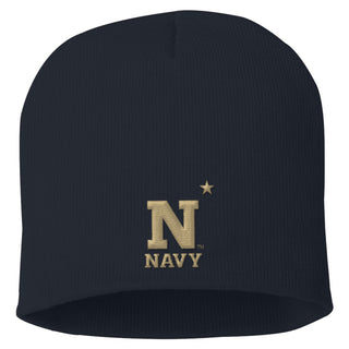 US Naval Academy Primary Logo Solid Knit Beanie
