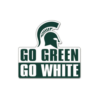 Michigan State Spartans SLOGAN Collector Enamel Pin Jewelry Card