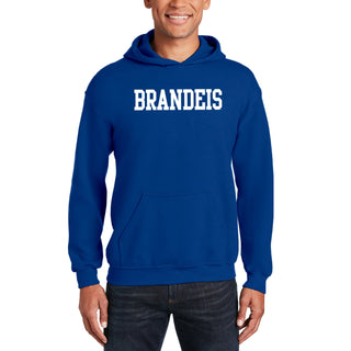 Brandeis University Judges Basic Block Hoodie - Royal