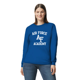 Air Force Academy Falcons Arch Logo Long Sleeve T-Shirt - Royal