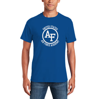Air Force Academy Falcons Distressed Circle Logo T-Shirt - Royal