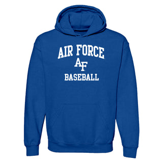 Air Force Academy Arch Logo Baseball Hoodie - Royal