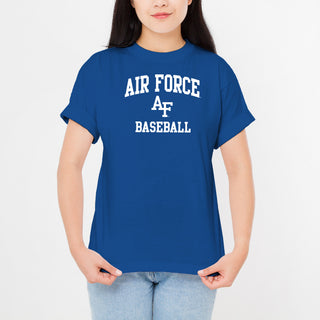 Air Force Academy Arch Logo Baseball T-Shirt - Royal