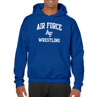 Air Force Academy Arch Logo Wrestling Hoodie - Royal