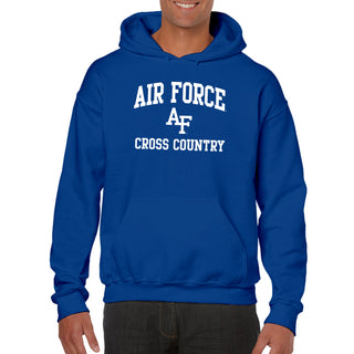 Air Force Academy Arch Logo Cross Country Hoodie - Royal