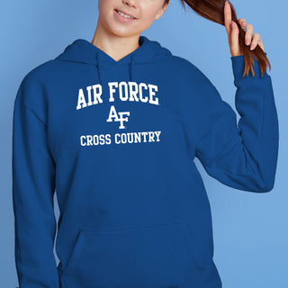 Air Force Academy Arch Logo Cross Country Hoodie - Royal