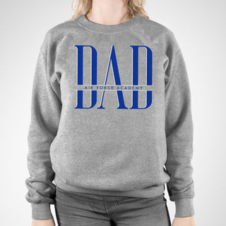 Air Force Academy Falcons Classic Dad Crewneck Sweatshirt - Sport Grey
