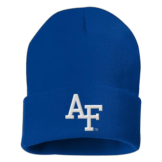 Air Force Academy Primary Logo Cuffed Beanie - Royal