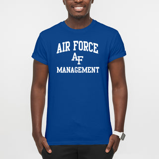 Air Force Academy Arch Logo Management T-Shirt - Royal
