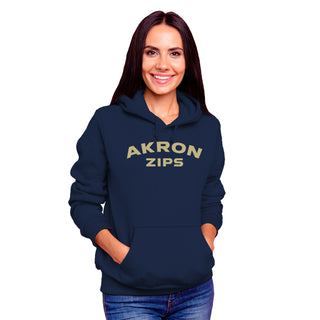 Akron Zips Arch Logo Hoodie - Navy