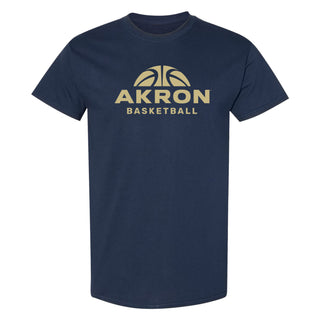 Akron Zips Basketball Hype T-Shirt - Navy