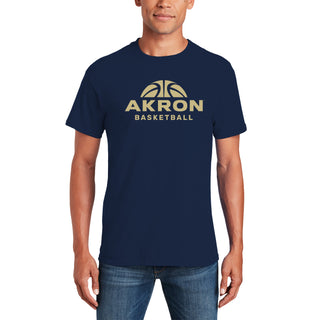 Akron Zips Basketball Hype T-Shirt - Navy