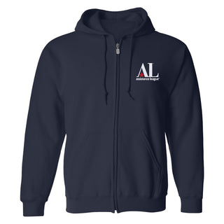 Assistance League Logo LC EMB Zip Hoodie - Navy