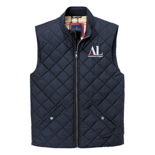 Assistance League Logo LC EMB Brooks Brothers Quilted Vest - Night Navy