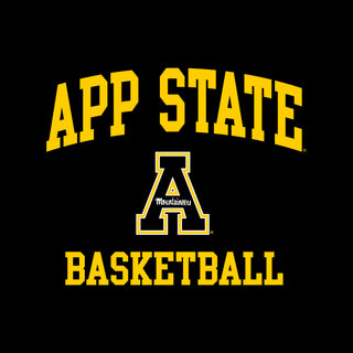 App State Arch Logo Basketball Hoodie - Black