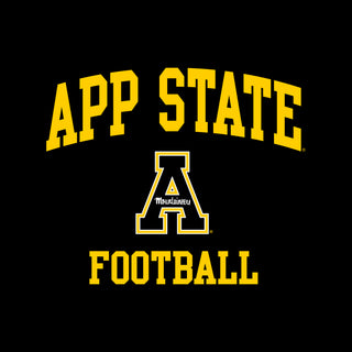 App State Arch Logo Football Hoodie - Black
