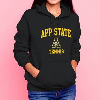 App State Arch Logo Tennis Hoodie - Black