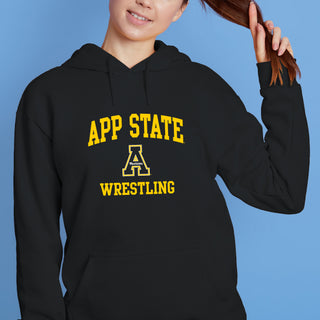 App State Arch Logo Wrestling Hoodie - Black