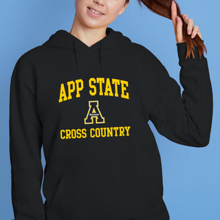 App State Arch Logo Cross Country Hoodie - Black