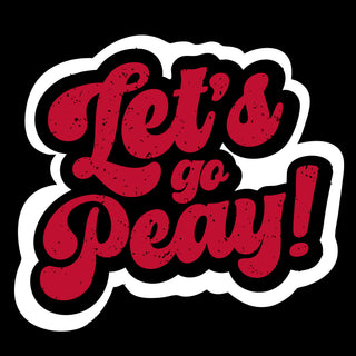 Austin Peay Governors Let's Go Peay T Shirt - Black