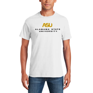 Alabama State Hornets Institutional Logo T-Shirt - White