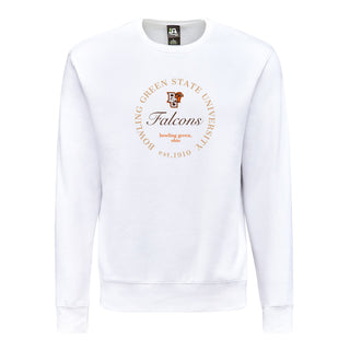 BGSU Roundabout BTB Crewneck - White