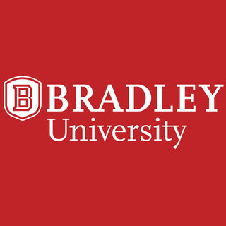 Bradley University Braves Basic Block Heavy Blend Hoodie - Red