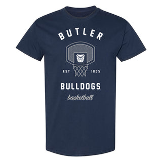 Butler University Bulldogs Basketball Net T-Shirt - Navy