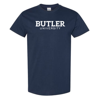 Butler University Bulldogs Institutional Logo T-Shirt - Navy