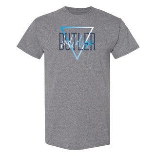 Butler University Bulldogs Gradient Triangle T-Shirt - Graphite Heather