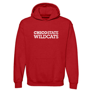 Chico State Wildcats Basic Block Hoodie - Red