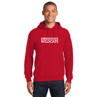 Chico State Wildcats Basic Block Hoodie - Red