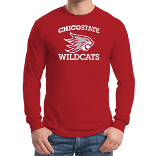 Chico State Wildcats Arch Logo Long Sleeve T-Shirt