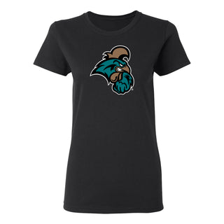 Coastal Carolina Chanticleers Primary Logo Women's T-Shirt - Black