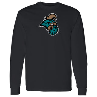 Coastal Carolina Chanticleers Primary Logo Long Sleeve T-Shirt - Black