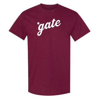 Colgate Script Wordmark T-Shirt - Maroon