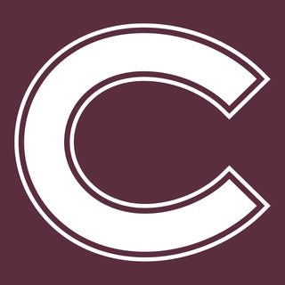 Colgate Front Back Print Hoodie - Maroon