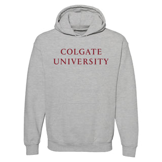 Colgate Institutional Logo Hoodie - Sport Grey