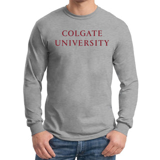 Colgate Institutional Logo Long Sleeve - Sport Grey