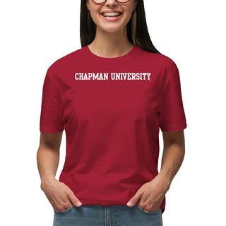 Chapman University Panthers Basic Block T-Shirt - Cardinal
