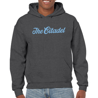 The Citadel Script Wordmark Hoodie - Dark Heather