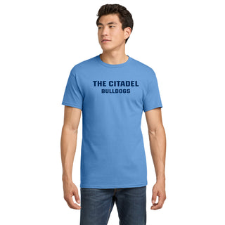 The Citadel Front Back Print T-Shirt - C Blue