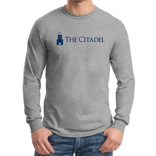 The Citadel Institutional Logo Long Sleeve - Sport Grey